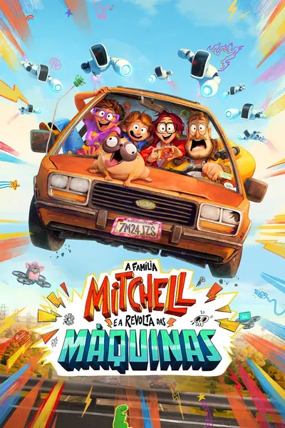 Pôster de A Família Mitchell e a Revolta das Máquinas (2021)