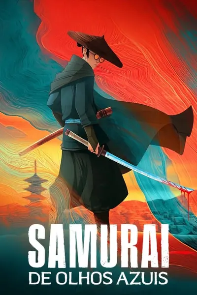 Pôster da série Samurai de Olhos Azuis