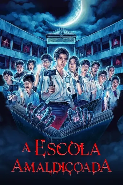 Pôster da série A Escola Amaldiçoada