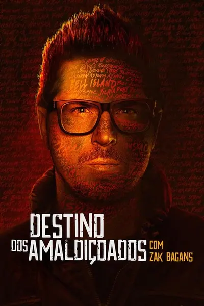 Pôster da série Destinos dos Amaldicoados com Zak Bagans