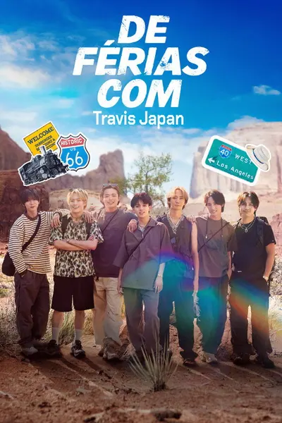 Pôster da série De Ferias com Travis Japan