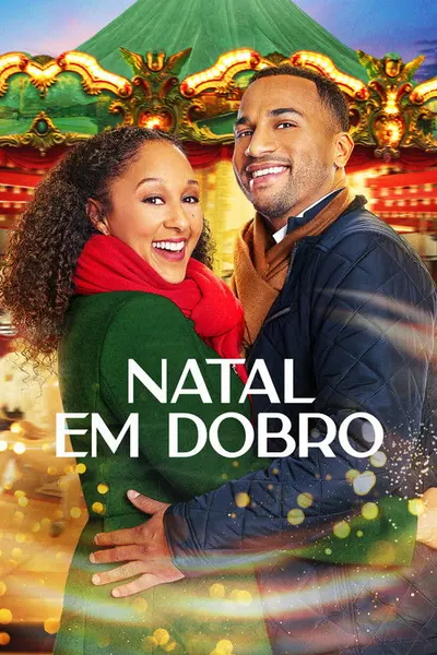 Pôster de Natal em Dobro