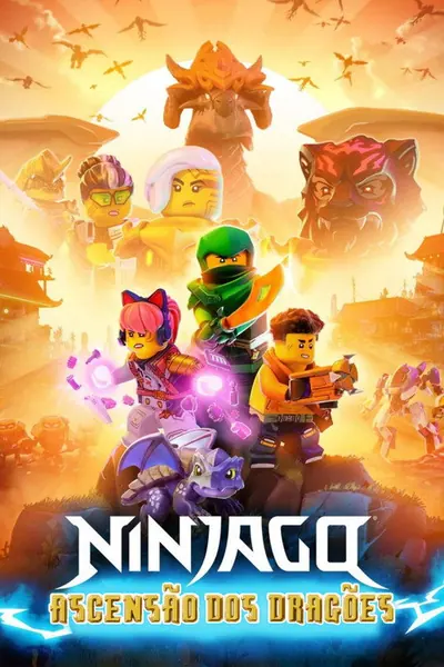 Pôster da série Ninjago Ascensão dos Dragões