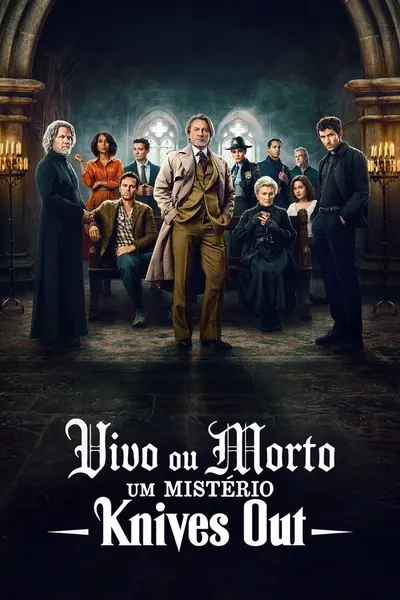 Pôster de Vivo ou Morto: Um Mistério Knives Out (2025) 4K