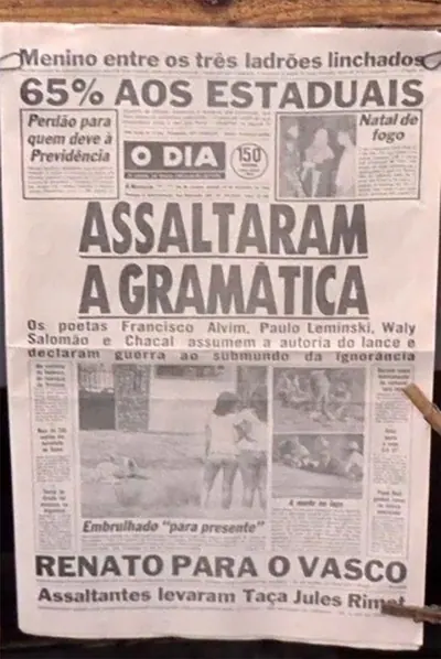 Pôster de Assaltaram a Gramática