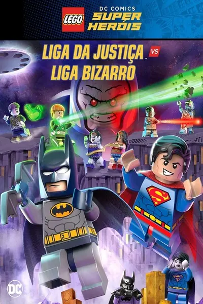 Pôster de LEGO DC Comics Super Herois: Liga da Justica vs Liga Bizarro