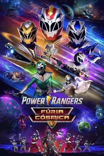 Pôster da série Power Rangers Furia Cosmica