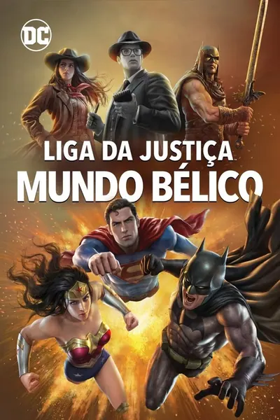 Pôster de Liga da Justiça: Mundo Bélico (2023)