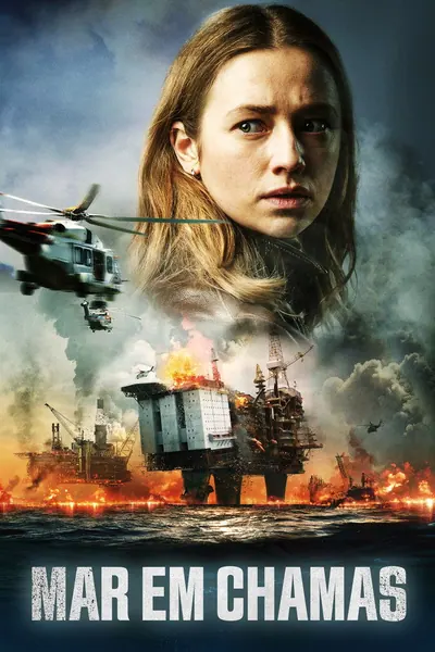 Pôster de Mar em Chamas (2021)